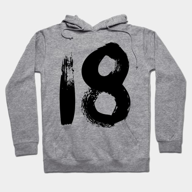 Number 18 Hoodie by Erena Samohai